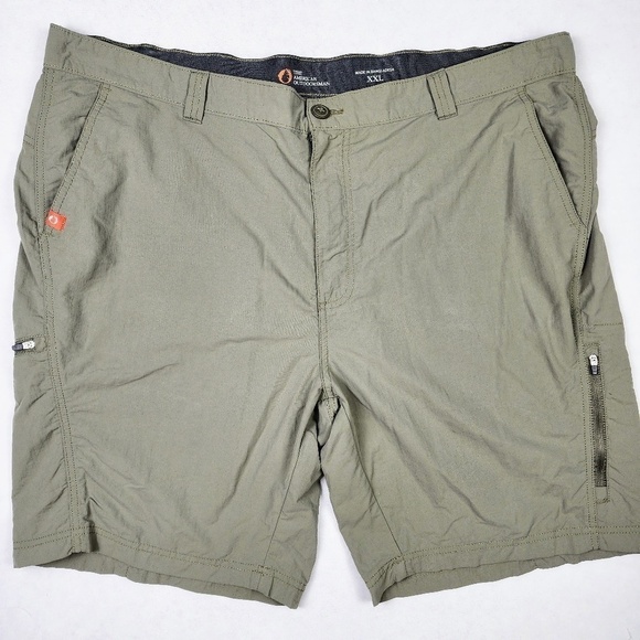 The American Outdoorsman | Nylon Hiking Shorts Water Repellent Elastic Waist XXL - Picture 1 of 9